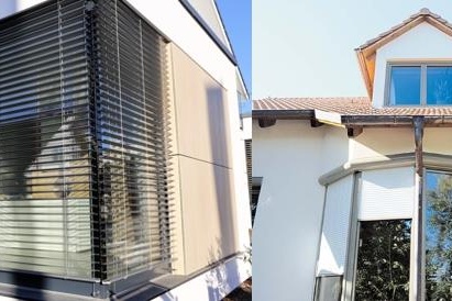 External roller blinds vs façade blinds