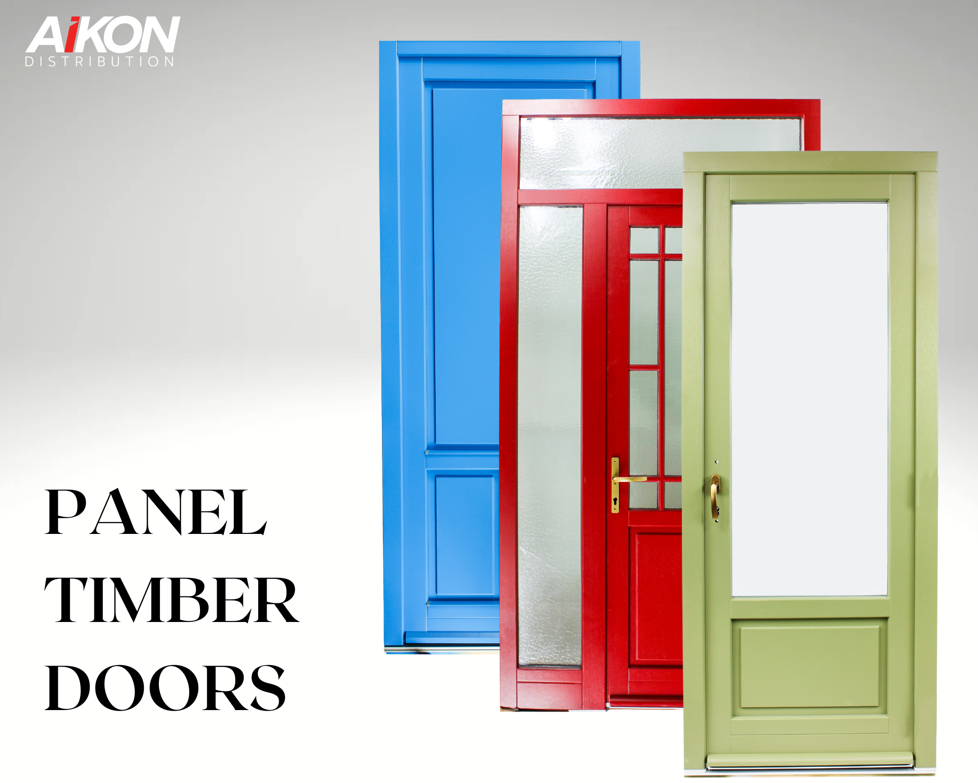 Panel timber doors