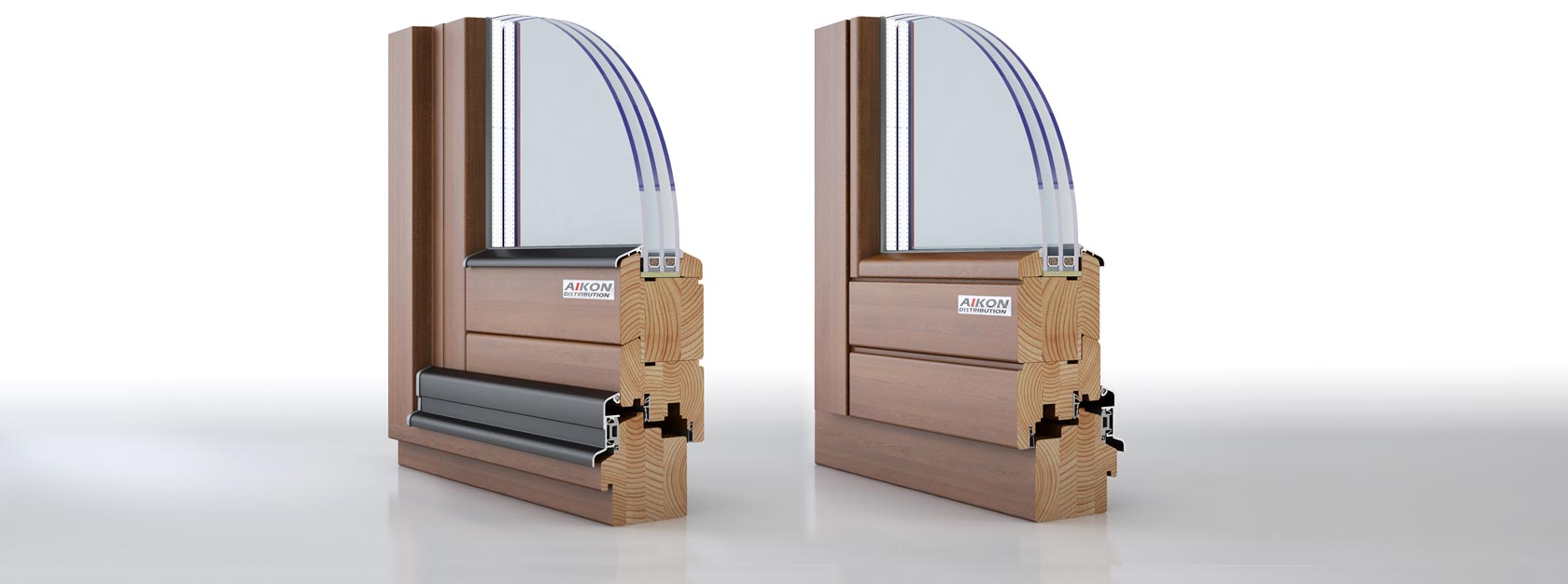 Hardwood casement and tilt and turn windows