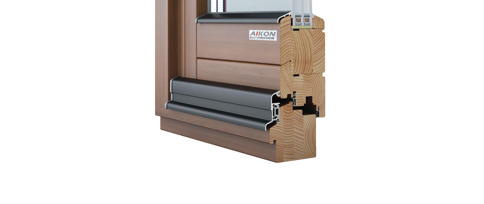Hardwood and softwood windows