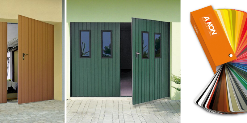 Side-hinged doors colours