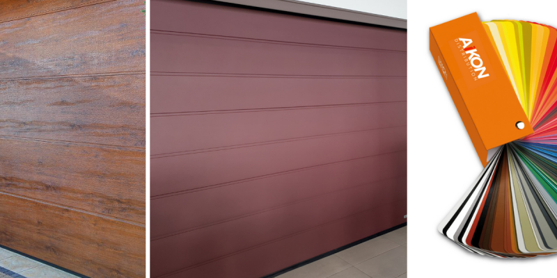 Colours of sectional doors