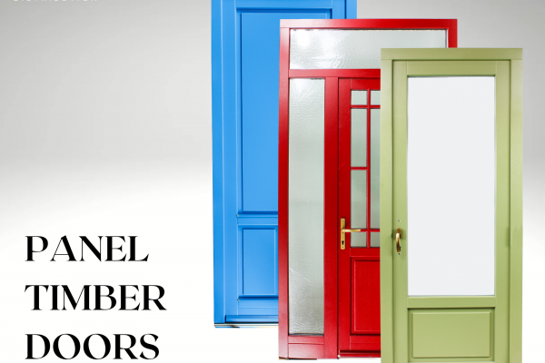 Panel timber doors